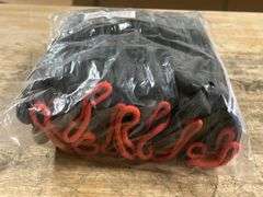 (2) Edge Size 7 Black/Red Polyurethane Coating Safety Gloves PK12 - 337XF3 - MSRP 2 @ $8.76 ea