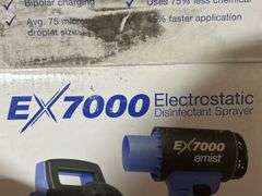 Emist Blue Electrostatic Backpack Disinfectant Sprayer - EX7000 - MSRP 2,686.49