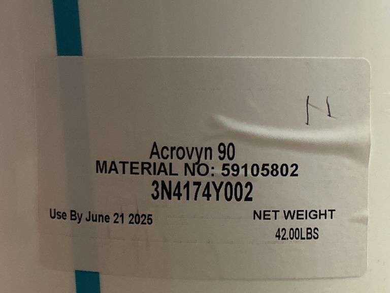 Acrovyn 5 gal Heavy-Duty Water Based Mastic Adhesive - 59105802 - MSRP $124.75