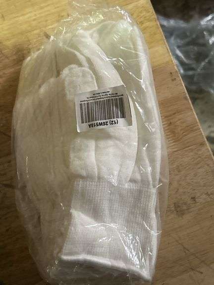 (300) Condor Large 9-1/2" Glove Lg  Knit Cuff Acrylic Glove Liners - 26W518A - MSRP $1,185.00
