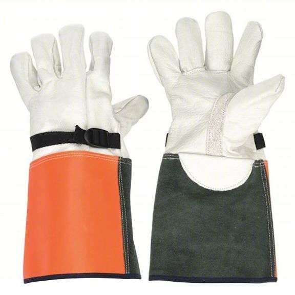 (12) Condor 15" Glove Lg Gauntlet Cuff Electrical Glove Protector - 4FPF7 - MSRP 12 @ $24.72 ea