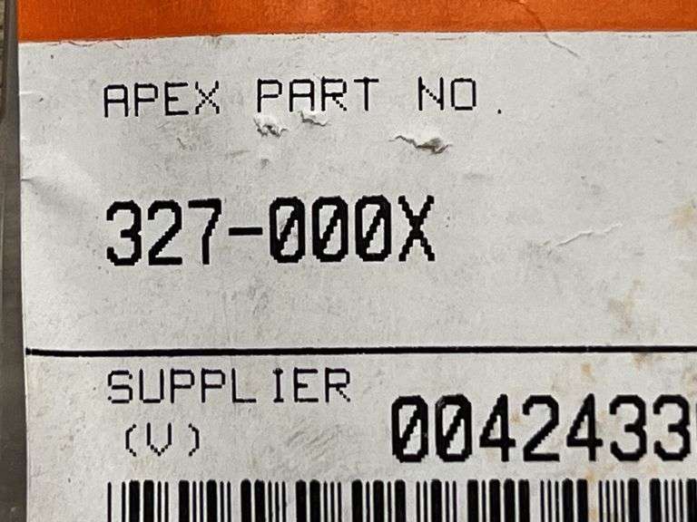 Apex 1/4" Hex Power Drive x 1/64" Insert Bit PK10 - 320-000X - MSRP $56.50