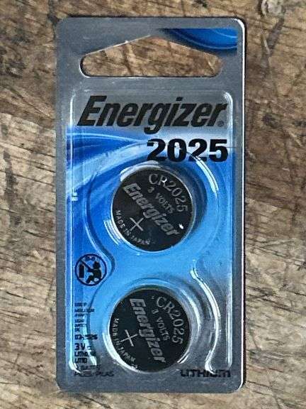 (10) Energizer 155mAh 3V 2025 Lithium Coin Cell Battery PK10 - 45EJ82 - MSRP 10 @ $76.60 each
