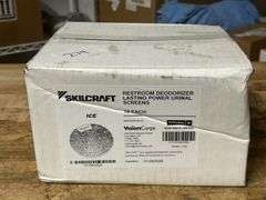 Ability One Silver Round Urinal Screen Deodorizer PK10 - 798LF8 - MSRP $52.67