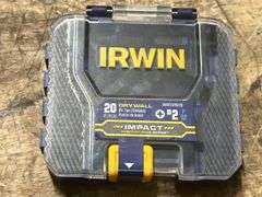 (2) Irwin #2 x 1" Drywall Bit Tips PK20 - IWAF31PR220 - MSRP 2 @ $19.35 each