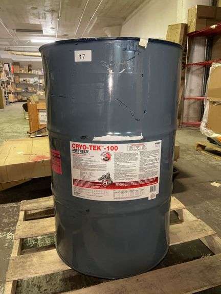 Hercules 55 Gal Drum 55% Concentration Food Safe Red Cryo-Tek Freeze Protectant