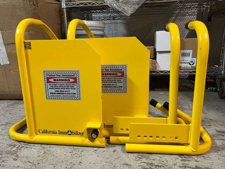 (2) California Immobilizer 14-15" Wheel Clamp