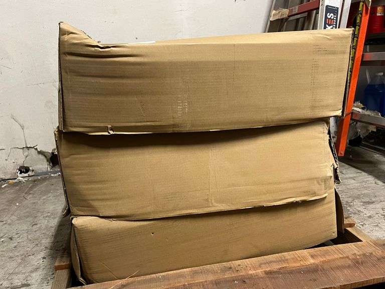 (3) Mobile Powder Coated Steel Computer Security Cabinet, 24" x 26" x 63", Gray