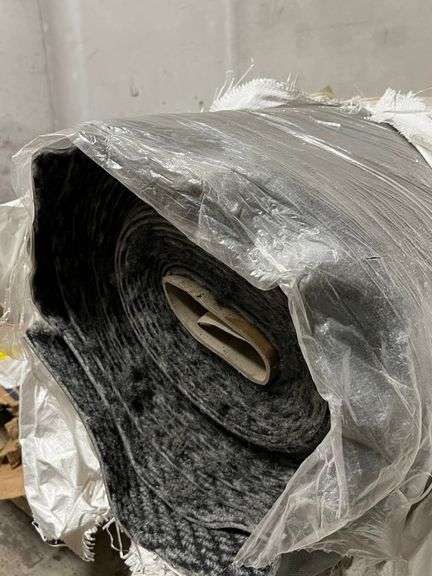 Condor 6ft x 60ft Black Vinyl Backed Wiper Runner Mat