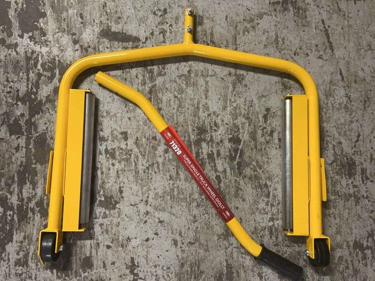 AME Single 400 lb Max Wt Capacity 45° Tilt Range Single Truck Wheel Dolly