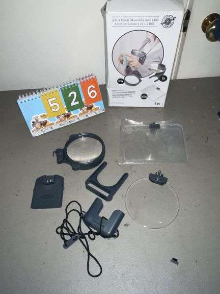 hobby magnifier with light