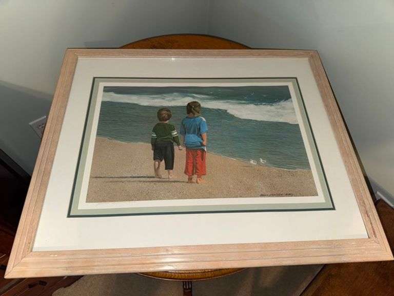 Framed wall decor • 31x25 • Upstairs