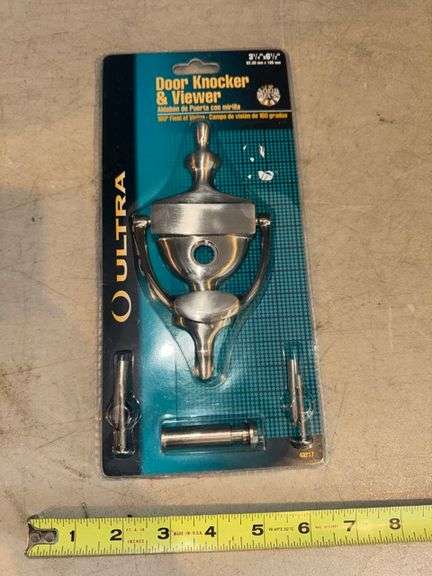 Door knocker and viewer • New in Package • Garage