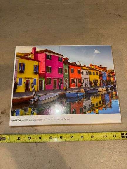 Colorful Venice puzzle • Factory Sealed • Garage