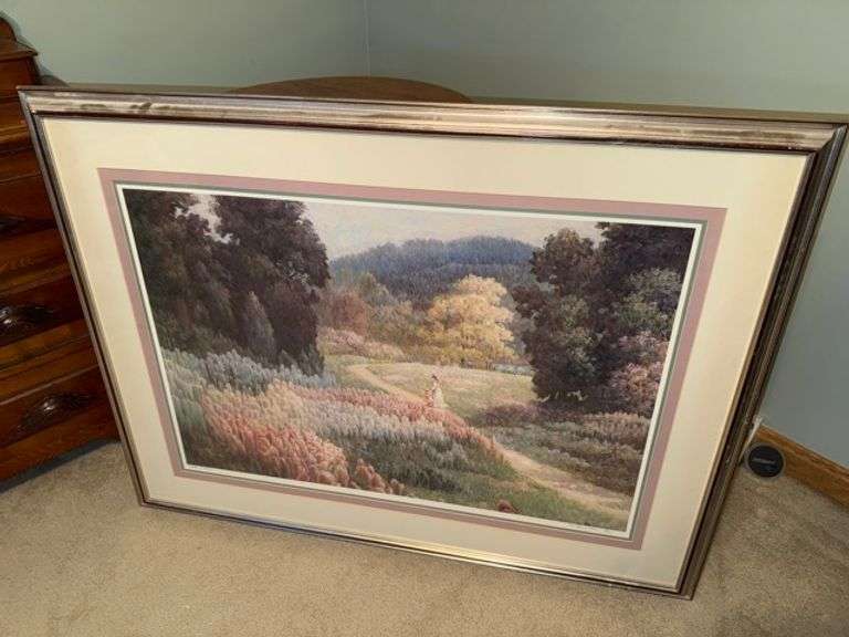 Framed wall decor • 46x36 • Upstairs