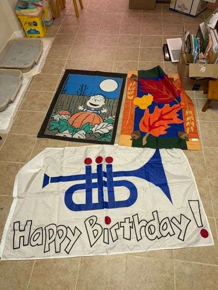 Outdoor Flags • Ground level basement