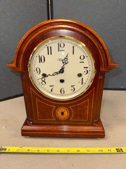 Franz Hermle 2 jewel mantle clock • Garage • ( Click for More Photos )