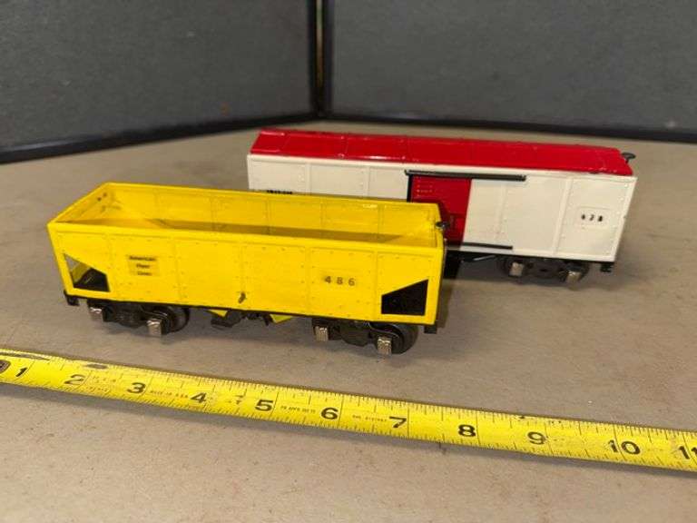 American flyer lines train cars • Garage