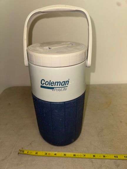 Coleman drink jug • Ground level basement