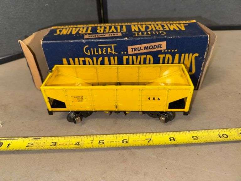 American flyer trains hopper car • Garage