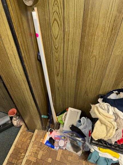 Contents of  corner • Laundry room