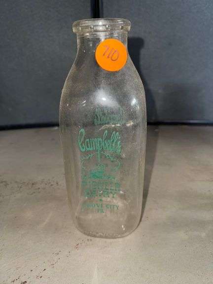 Campbells milk bottle • Basement