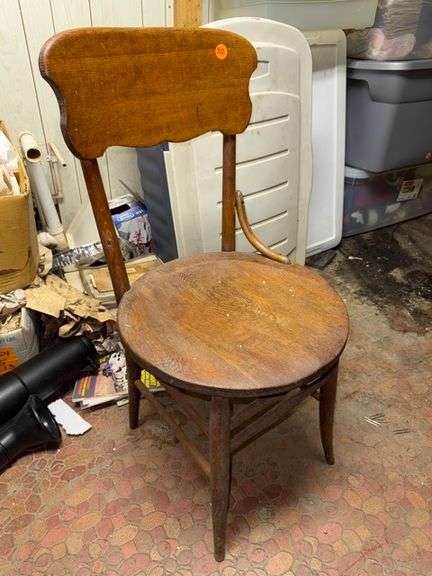 Wooden chair • Basement