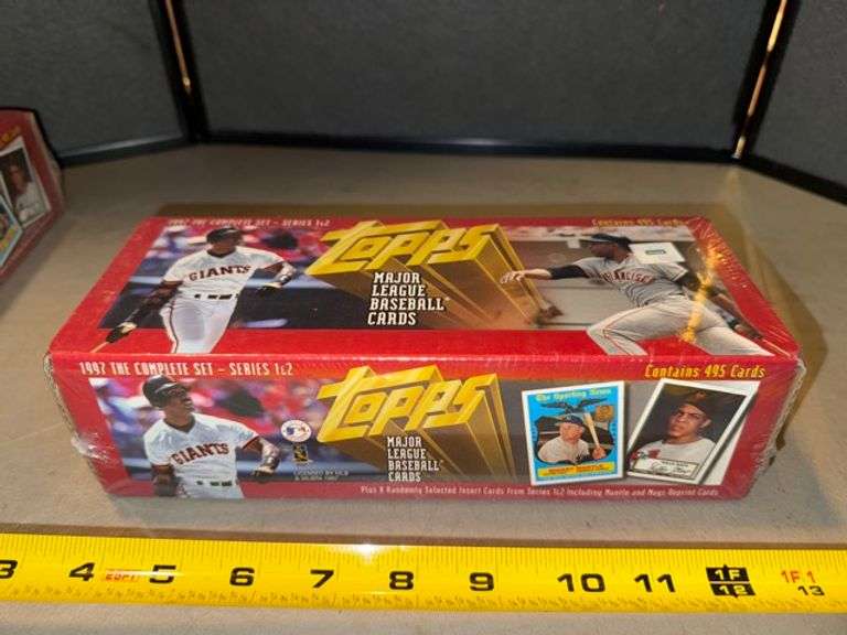 1997 Topps MLB Baseball the Complete SEALED Set 495 Cards Series 1 &2 • Factory Sealed • Kitchen