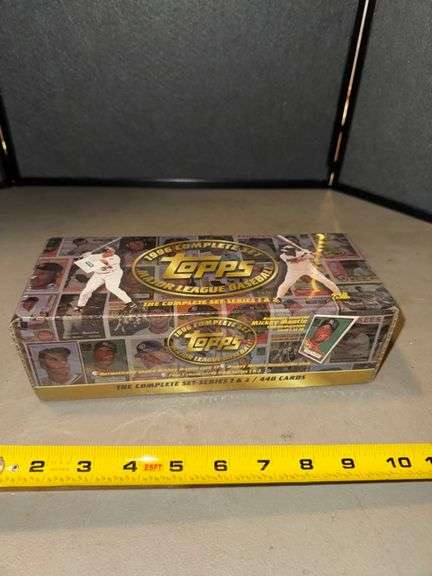 1996 Topps baseball complete set factory sealed Series 1 and 2 • Kitchen