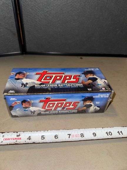 1999 Topps Baseball SEALED factory set with ALL 462 Series 1 & Series 2 cards • Kitchen
