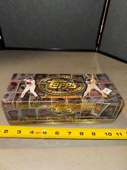 1996 Topps baseball complete set factory sealed Series 1 and 2 • Kitchen