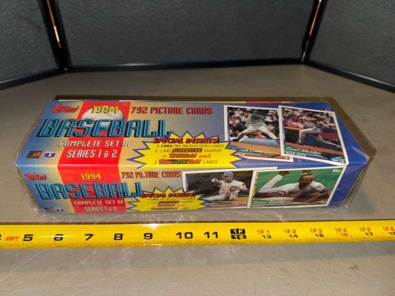 1994 Topps Baseball Complete Set 792 Cards Series 1 & 2 Factory Sealed + Inserts • Kitchen