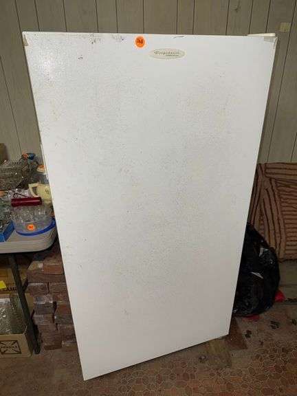 Frigidaire upright freezer.  Working condition  • Basement •  ( Click for More Photos )