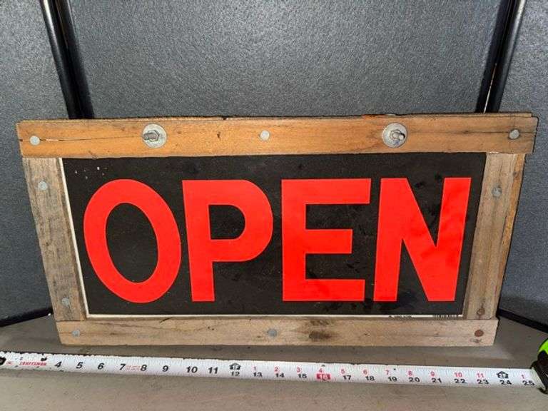 Open sign • Basement