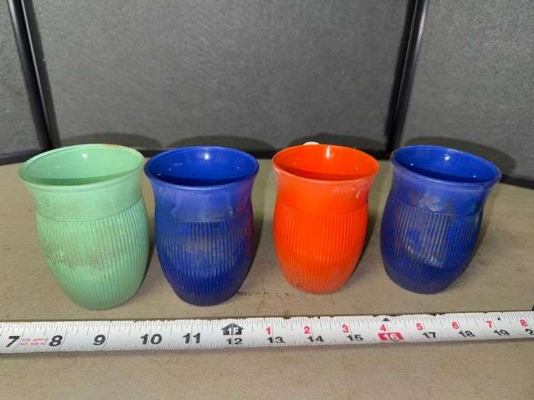 Hazel atlas Glass cups • Vintage • Basement