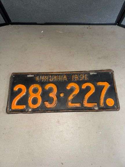 Virginia plate • Basement