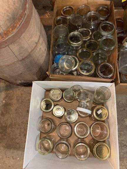 Pint and jelly jars • Basement