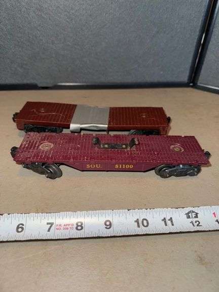 Lionel carrier train • Living room
