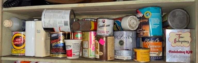 Contents of shelf • Basement