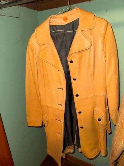 Deer skin jacket from Clearfield taxidermy • No size approx large • Bedroom 3