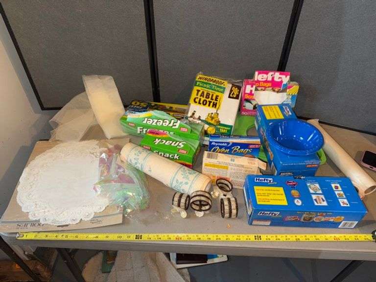 Paper goods lot • Basement