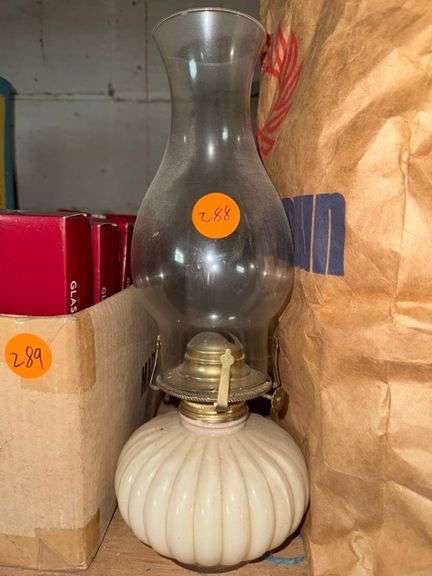 Oil lamp • 33” • Basement