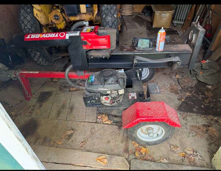 Troybilt log splitter needs carburator serviced has compression  • Garage
