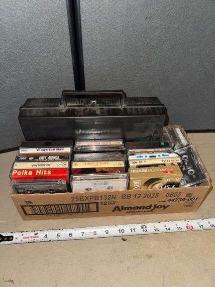 Box of cassette tapes • Bedroom 3