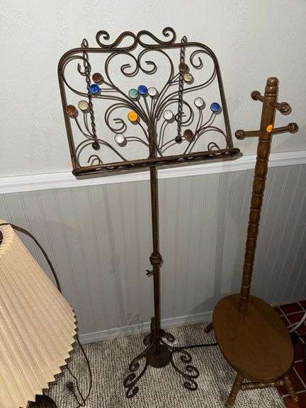 Decorative music stand • 48” • Basement