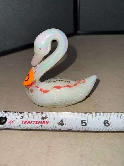 Fenton 40th anniversary swan decor • Kitchen