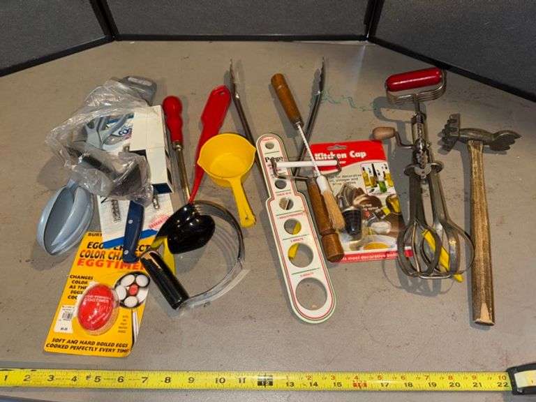 Kitchen utensils and gadgets • Basement