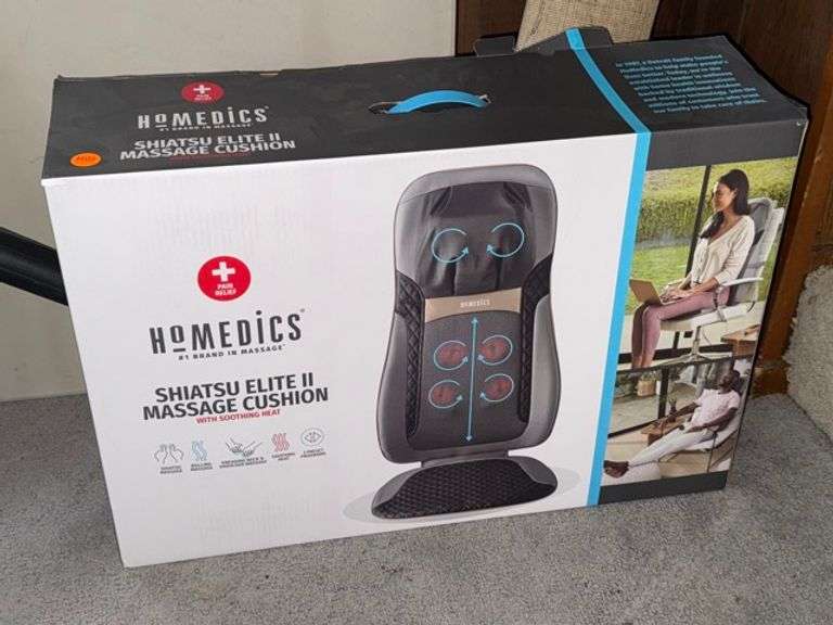 Homedics shiatsu elite 2 massage cushion • Living room