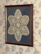 19x19 framed lace wall decor • (2) • Upstairs •  ( Click for More Photos )