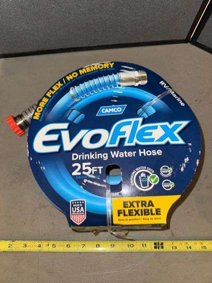 Evo flex drinking water hose for rv • New in Package • Basement